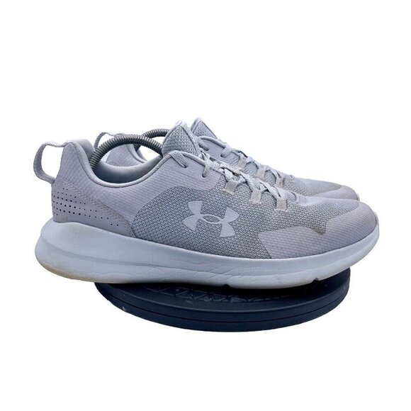 Under Armour Men's Essential Sportstyle Running Sneakers Grey Size 10 - Picture 1 of 9